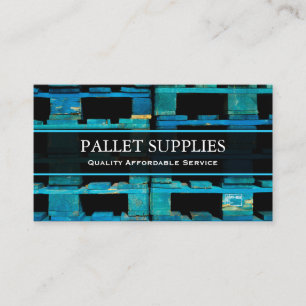Visite Palette bleue de logistique, photo - carte de