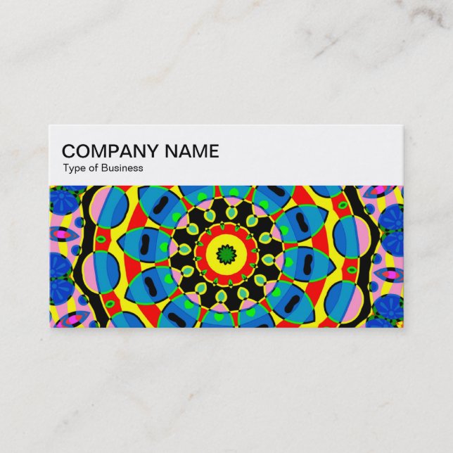 Visite Panneau supérieur - Kaleidoscopic 01 Carte de visi (Devant)