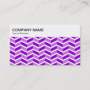 Visite Panneau supérieur - Motif Chevron - Carte de visit