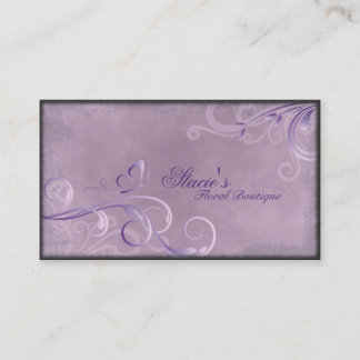 Visite Papillon de remous de pourpre de rose de carte de