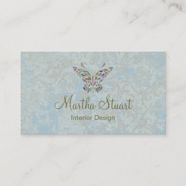 Visite Papillons Whispers CHANGER DE COULEUR ~ Carte de v (Devant)