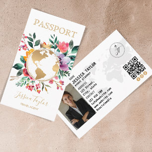 Visite Passeport Agence de Voyage Carte Mondiale Passe D'