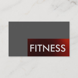 Visite Personnaliser Professionnel Fitness Carte de visit