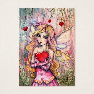Visite Petite Fée de la Saint-Valentin Cartes Miniatures