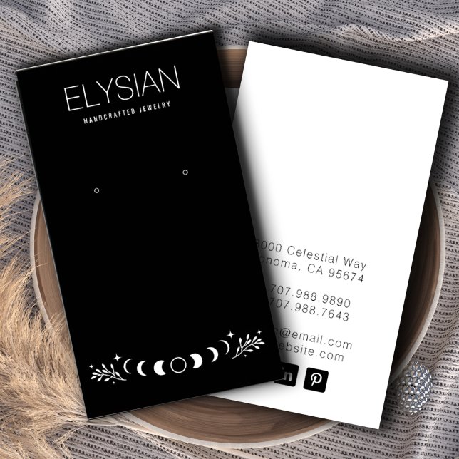 Visite Phases de la lune Zodiac oreille bijouterie Cartes (Créateur téléchargé)