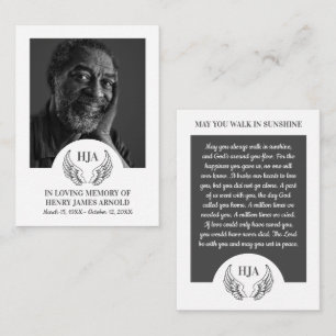 Visite Photo Élégante, Anges, Carte de prière