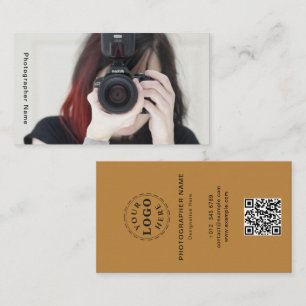 Visite Photographe féminine personnalisable Carte de visi