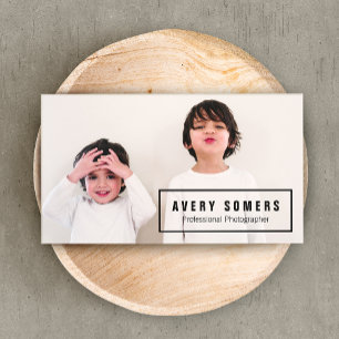 Visite Photographe professionnel Carte photo de photograp