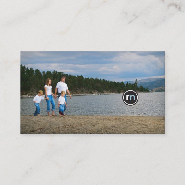 Visite Photographie de Roger Mathis, carte de famille (Devant)