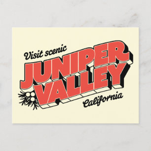 "Visite Pittoresque Juniper Valley" - Carte postal