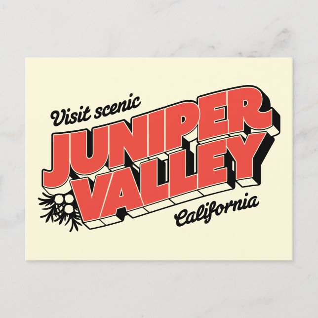 "Visite Pittoresque Juniper Valley" - Carte postal (Devant)