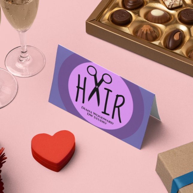 Visite Poêles violets Carte de fidélité professionnelle p (Créateur téléchargé)