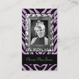 Visite Pourpre TTT-Orné de bijoux de carte de concours de