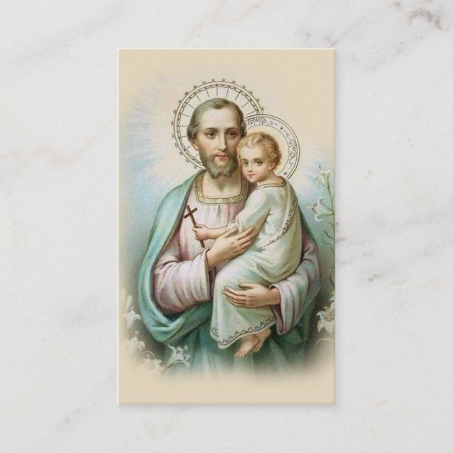 Visite Prière St Joseph de Memorare et carte sainte de (Devant)