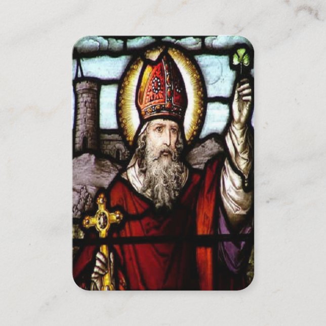 Visite Prière st patrick Pour La Carte De Prière Fidèle (Devant)