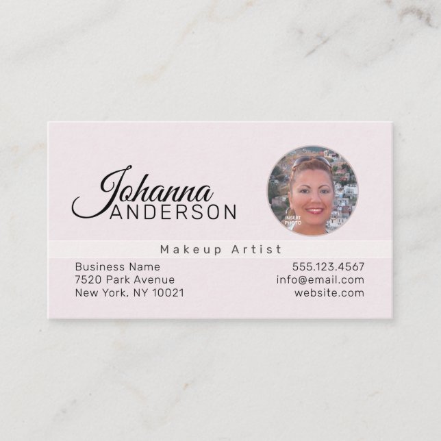Visite Professionnel (PHOTO INSERT) UNISEX - Carte de vis (Devant)