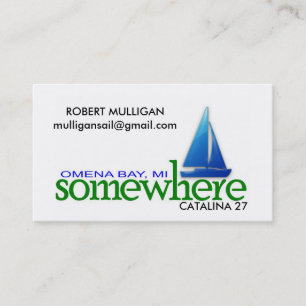 Visite QUELQUE PART carte - MULLIGAN de ROBERT