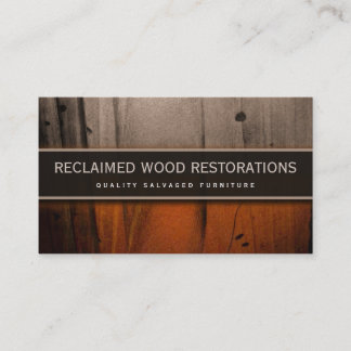 Visite Récupération du mobilier Restauration Carte de vis