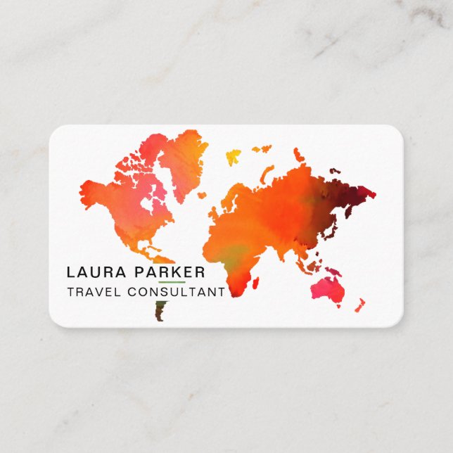 Visite Réservation de tourisme de carte du monde (Devant)