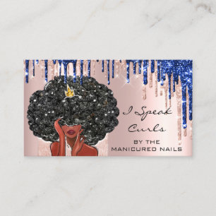 Visite Rose de la carte de fidélité 10 punch Curly Drips