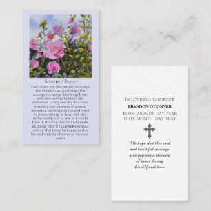 Visite Rose pourpre de la carte de sympathie Sharon Bloss