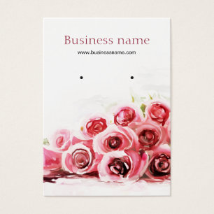 Visite Roses roses peignant des cartes de boucle