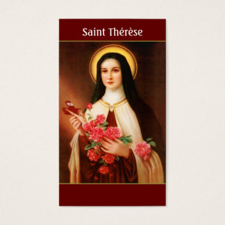 Visite Saint Thérèse de Lisieux Cartes de prière