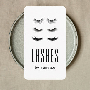 Visite Salon de Beauté Moderne Lashes Qr Code Carte de vi