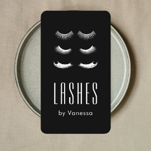 Visite Salon de Beauté Moderne Lashes Qr Code Carte de vi