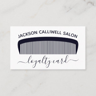 Visite Salon de cheveux moderne Carte de fidélité Simpl