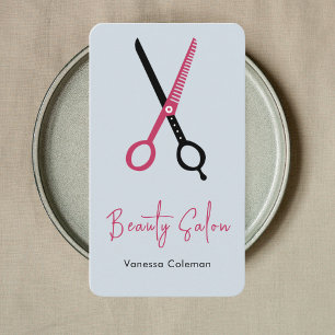 Visite Salon de coiffure de beauté minimale Carte de visi