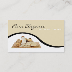 Visite Salon Spa de jour Massage Thérapiste Carte de visi