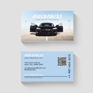 Visite Service de location de voitures noires Carte de vi