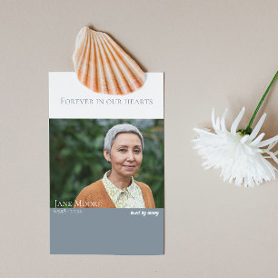 Visite Simple   À jamais dans nos cœurs   Carte de prière