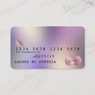 Visite Style de carte de crédit moderne Holographe