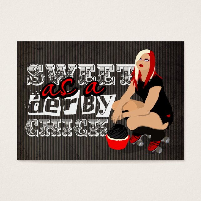 Visite Sweet comme un Derby Chick Mini Cartes de notes (Devant)