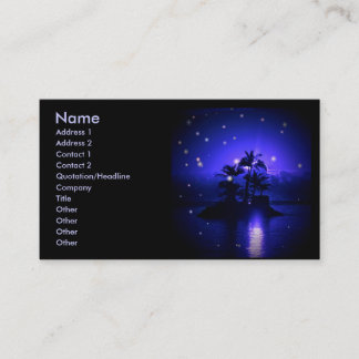 Visite -TBA - Carte de profil de nuit magique