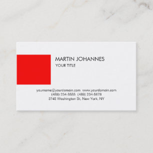 Visite Trendy Plain Professionnel Rouge Blanc Carte de vi
