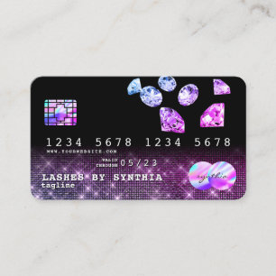 Visite Unicorn Diamonds Parties scintillant de carte de c