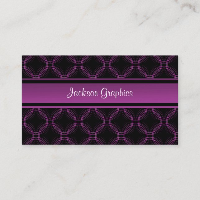 Visite Uptown Elegance Carte de visite, violet (Devant)