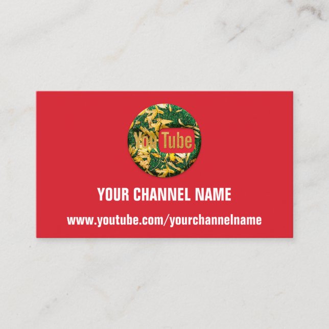 VISITE VOTRE NOM DE CANAL VOTRE CARTE SUSCRIBE (Devant)