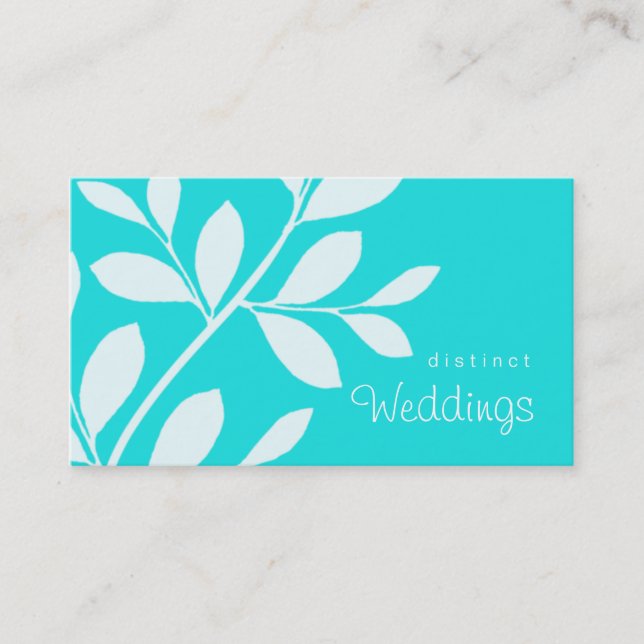 Visite Wedding planner de branche d'arbre de carte de (Devant)