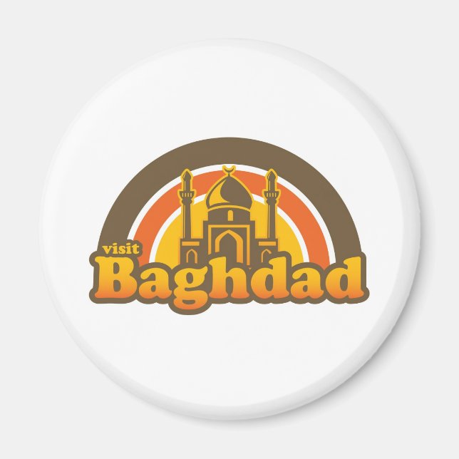 Visiter Bagdad Magnet (Devant)