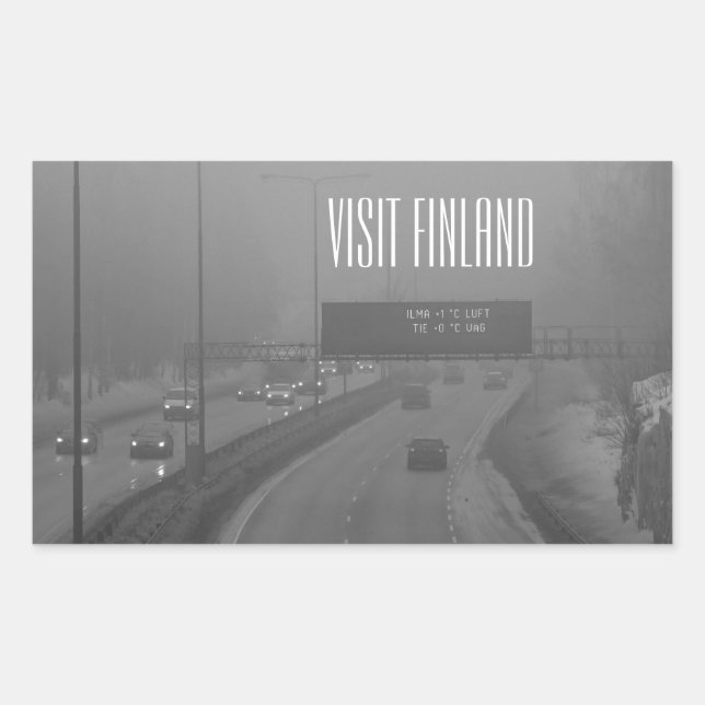 Visiter Finlande autocollant (Devant)