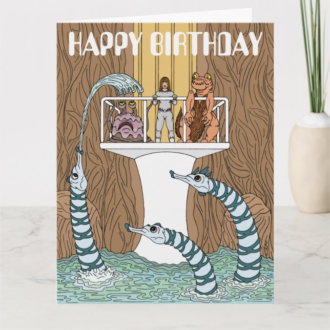 Visiter la piscine des Piptrixons Carte d'annivers (Devant)