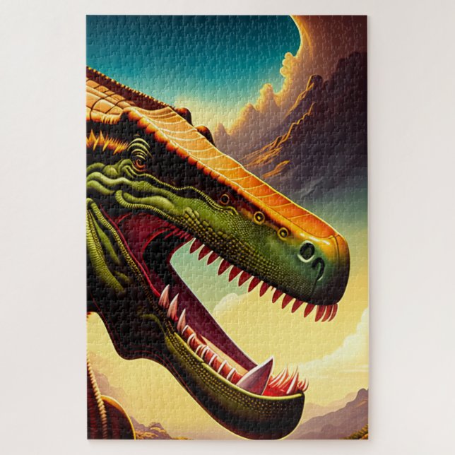 Visiteurs Crétacés 1014 pièce Jigsaw Puzzle (Vertical)