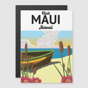 Visitez l'affiche touristique de Maui Hawaii