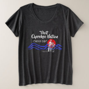 Visitez le T-shirt féminin surdimensionné de la na