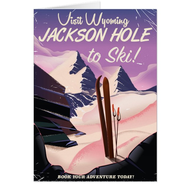 Visitez le Wyoming ! Jackson Hole à l'affiche de v (Devant)