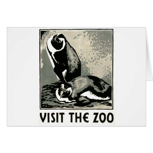 Visitez le zoo - l'affiche de WPA - (Devant horizontal)